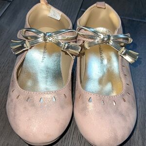 Koalakids Shimmery like blushy pink/Gold dress shoes